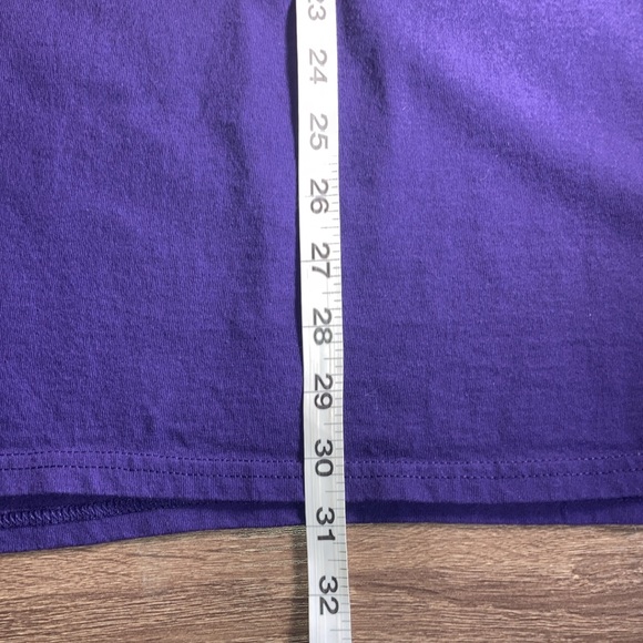 Mens 2XL Champion NCAA Purple TCU Baseball T Shirt - Picture 6 of 8